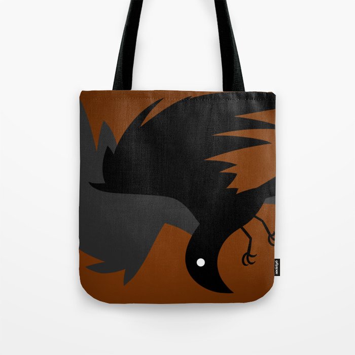 Minimal Crow Tote Bag
