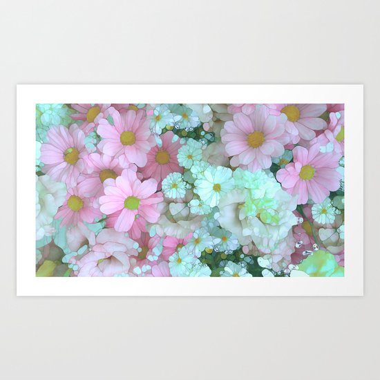 Flower Sorbet Art Print