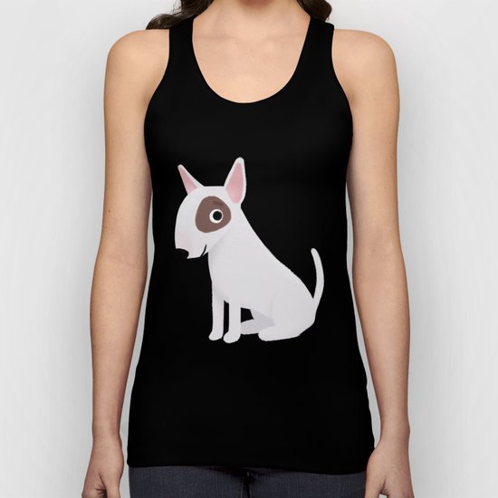 Bull Terrier - Cute Dog Series Unisex Tank Top