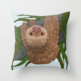 Hang in there buddy Throw Pillow