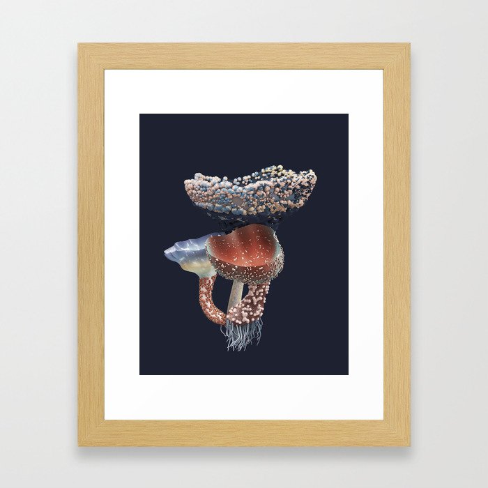Underwater beast Framed Art Print