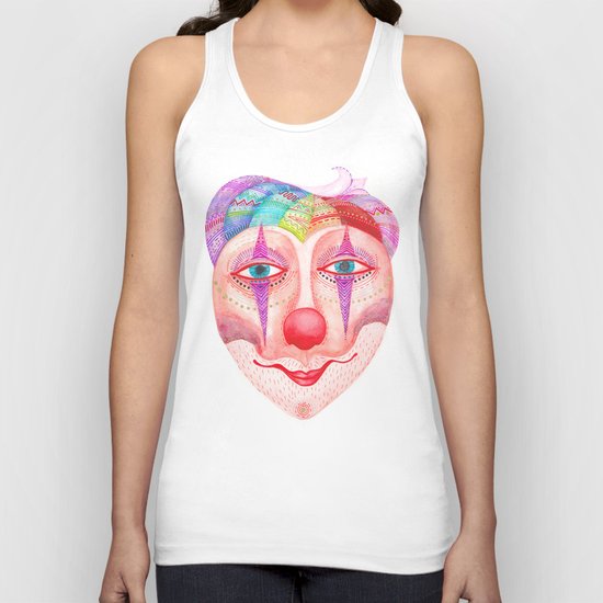 mask - trust the clown Unisex Tank Top