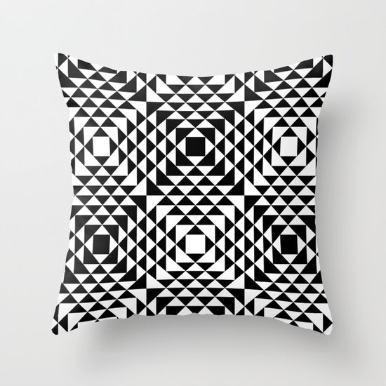 Geometric Tribal Throw Pillow