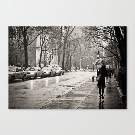 New York City - Rain Canvas Print
