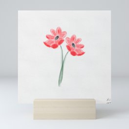 Red Blooms Mini Art Print