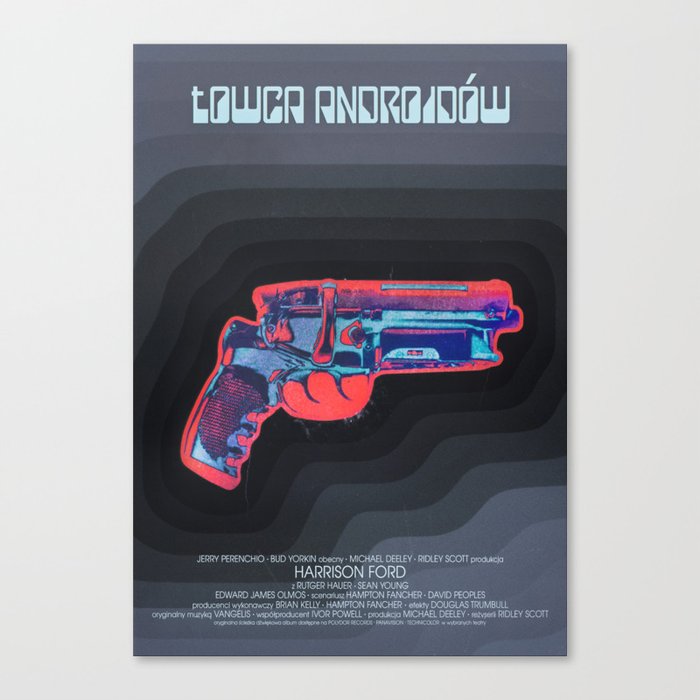 Rare Polish Blade Runner Poster Canvas Print