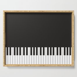 Piano Keys Serving Tray