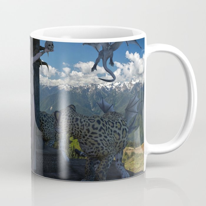 sacrificio con jaguares Coffee Mug