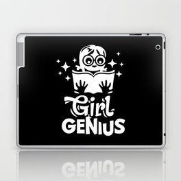 Girl Genius Back To School Kids Cute Quote Laptop Skin