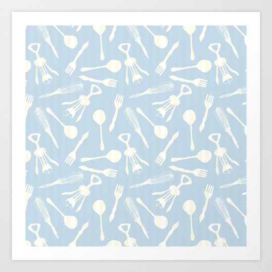 Utensils 2 Art Print