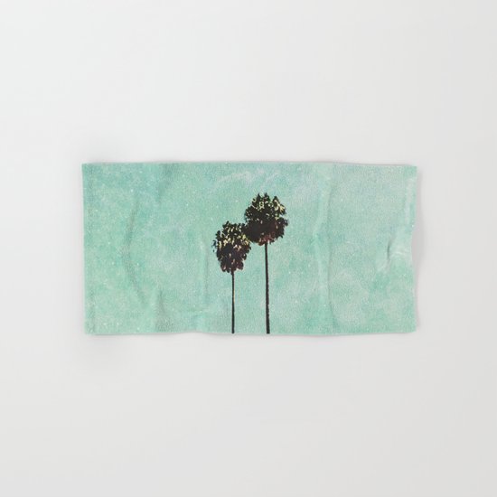 Brisbane Palm Trees Hand & Bath Towel