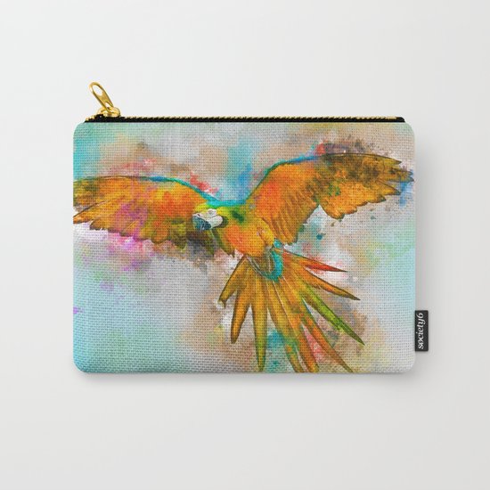 High as a Macaw Carry-All Pouch