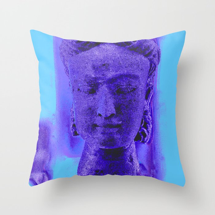 Meditating Buddha 2 Throw Pillow