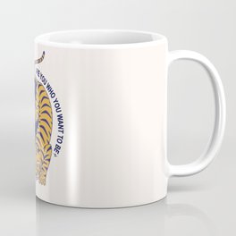 power tiger blue Coffee Mug