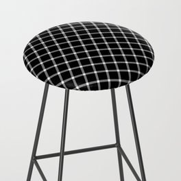 Classic Gingham Black and White - 07 Bar Stool