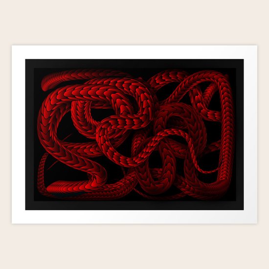 Serpentine 01. Art Print