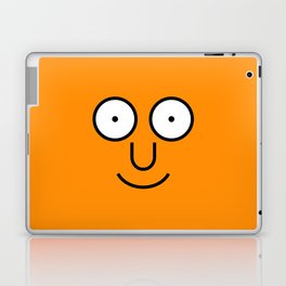 type face: smile orange Laptop Skin