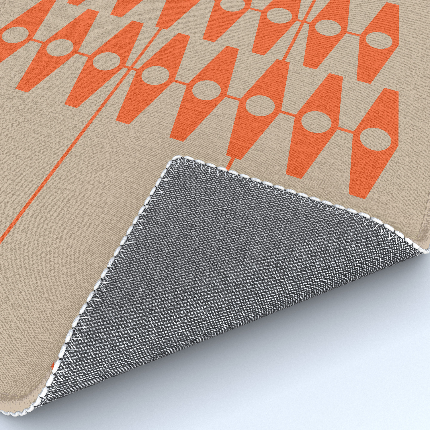 Abstract Eyes Pattern Orange Tan Rug By Vrijformaat Society6
