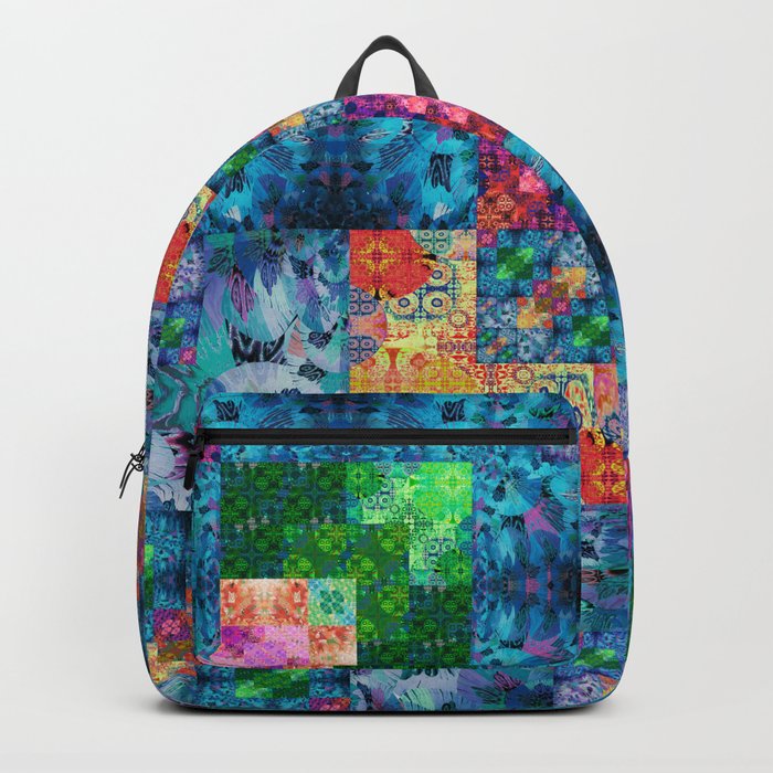 High Definition Geometric Quilt 1 Backpack