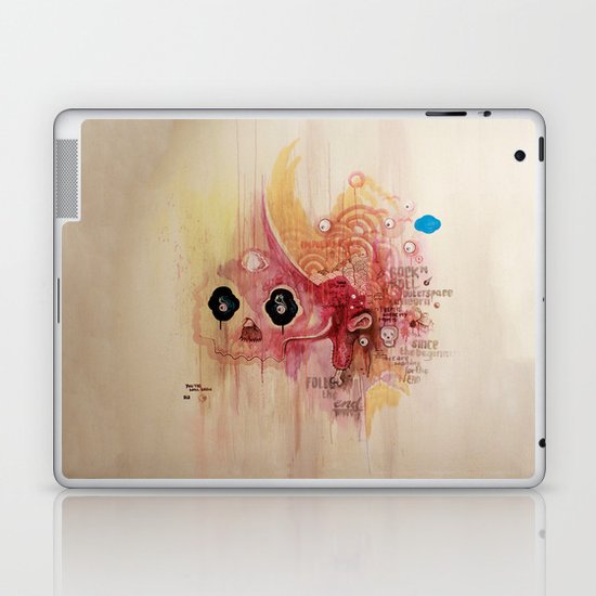 Outerspace Rock`n´Roll Unicorn Laptop & iPad Skin