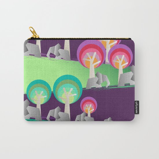 Walking With Elephants Carry-All Pouch