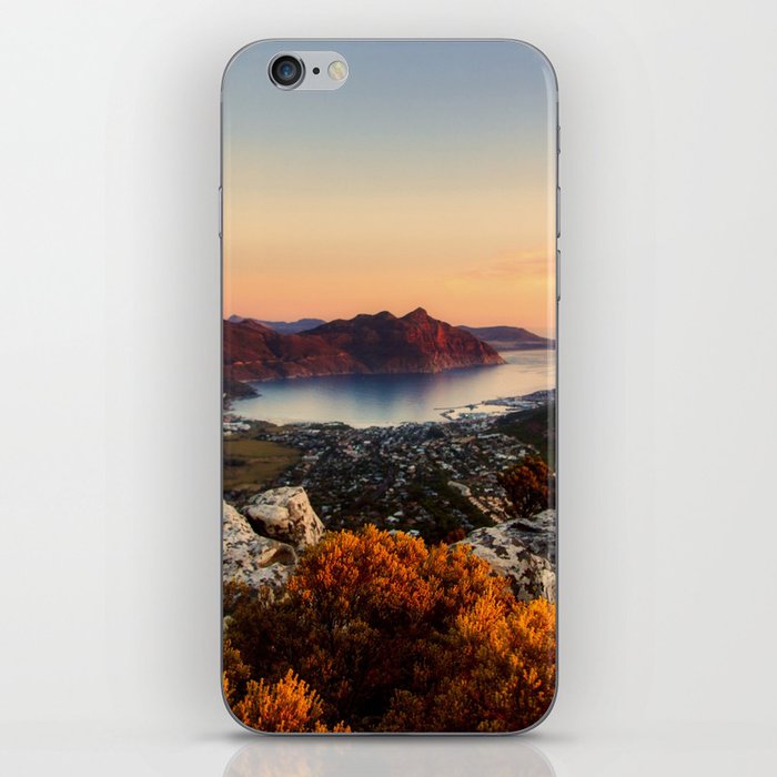 South Africa Photography - Beautiful Sunset Over Cape Town iPhone Skin