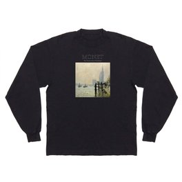 Monet - The Thames below Westminster Long Sleeve T-shirt