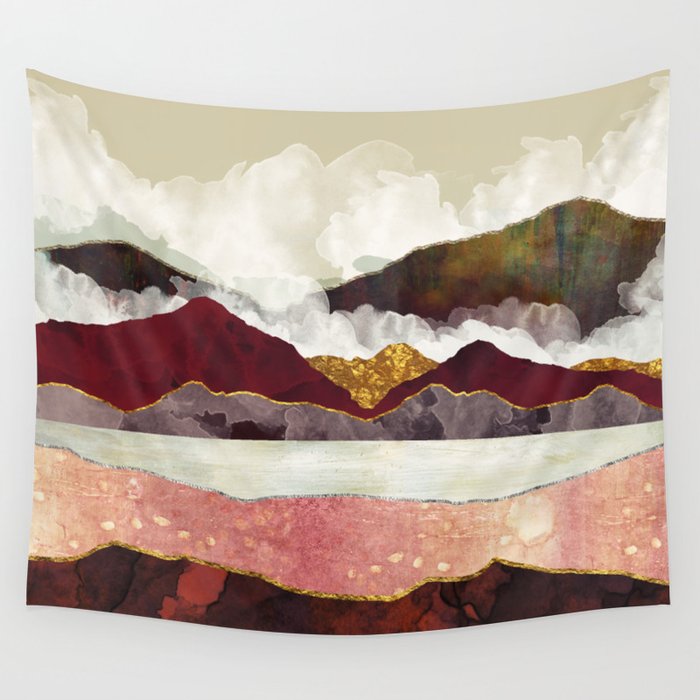 Melon Mountains Wall Tapestry
