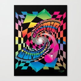 Cosmic Gumball - Down the Rabbit Hole Canvas Print