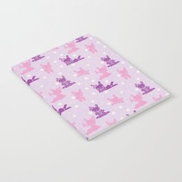 Bunnies in pink Notebook