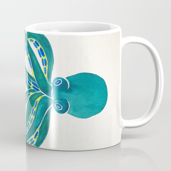 Octopus Watercolor Mug