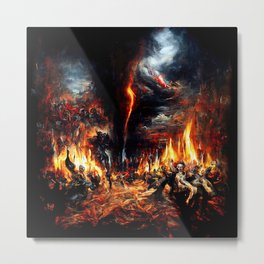 Tornado of Souls Metal Print