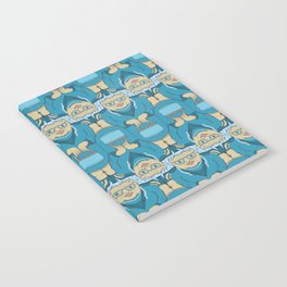 Blue Rinse with Handbag Tessellation Notebook