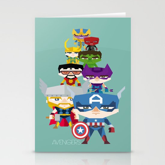 avengers 2 fan art Stationery Cards