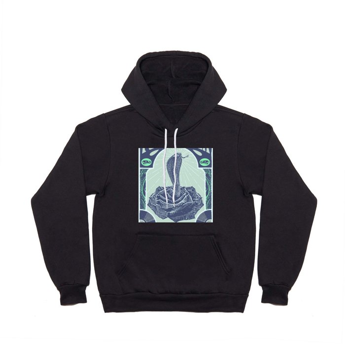 Poison Rock Poster Light Blue Hoody