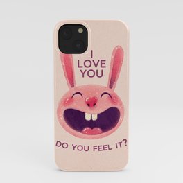Bunny with love iPhone Case