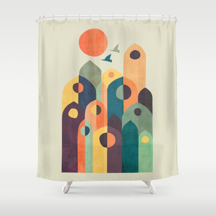 Ancient city Shower Curtain
