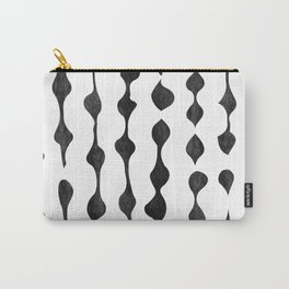 Black and White - Drops Carry-All Pouch