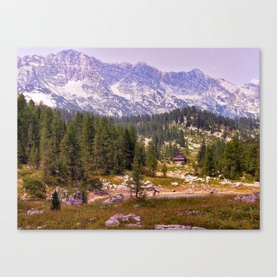 In the mountains Canvas Print