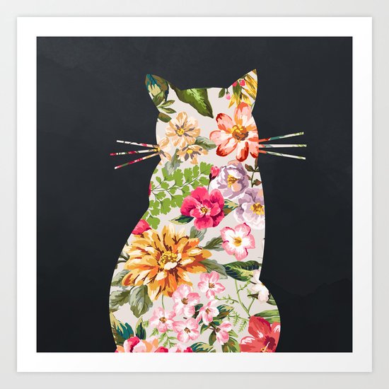 Tropicat Art Print