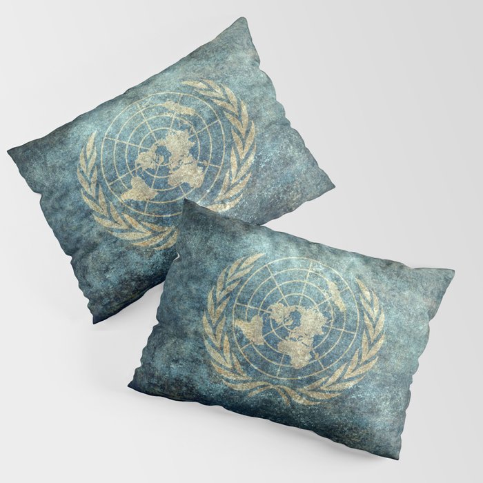 United Nations Flag - Vintage version Pillow Sham