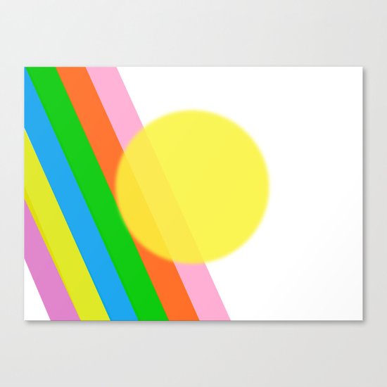 Sunshine and Rainbows Canvas Print