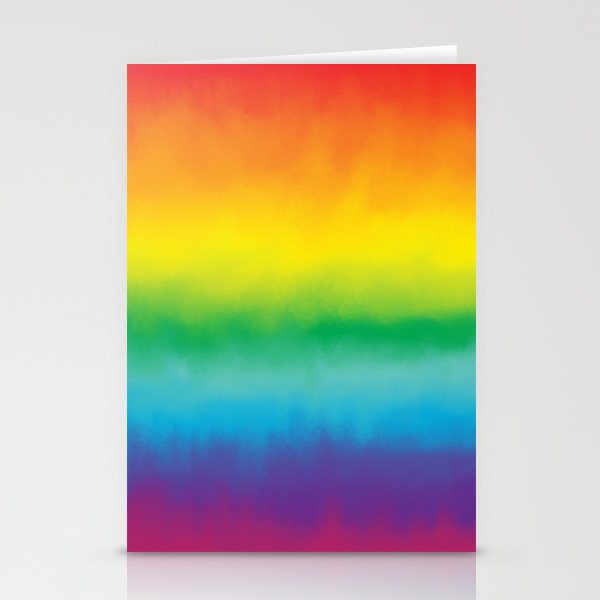 Watercolor Rainbow Stationery Cards