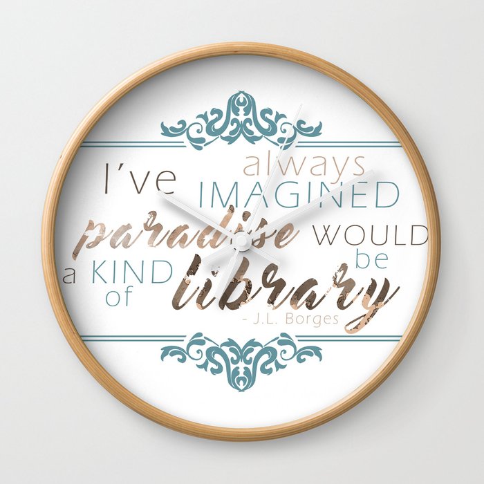 Paradise = Library Wall Clock