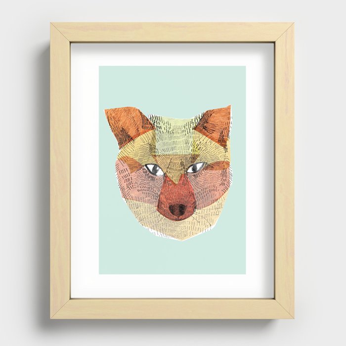 Loxy Foxy Recessed Framed Print