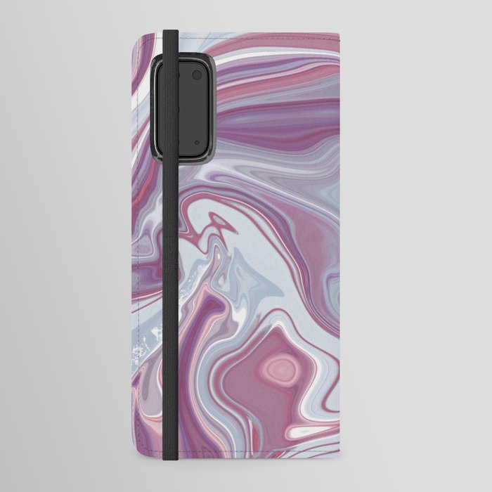 Purple-Pink Abstract Android Wallet Case