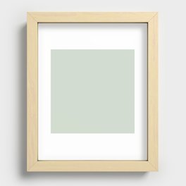 Green-White Leek Recessed Framed Print