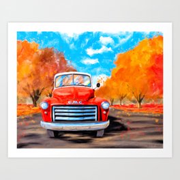 Vintage Truck Art Prints For Any Decor Style Society6