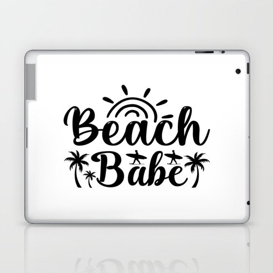 Beach Babe Laptop & iPad Skin