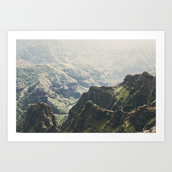 Hawaii Green Art Print